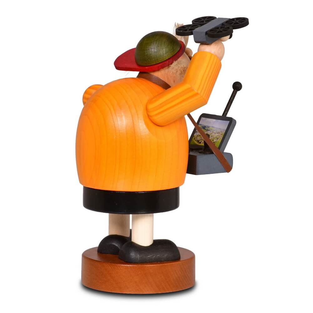 Smoking Man Drone Pilot, 7.9 inch/ 20 cm by KWO, Made in Germany_1
