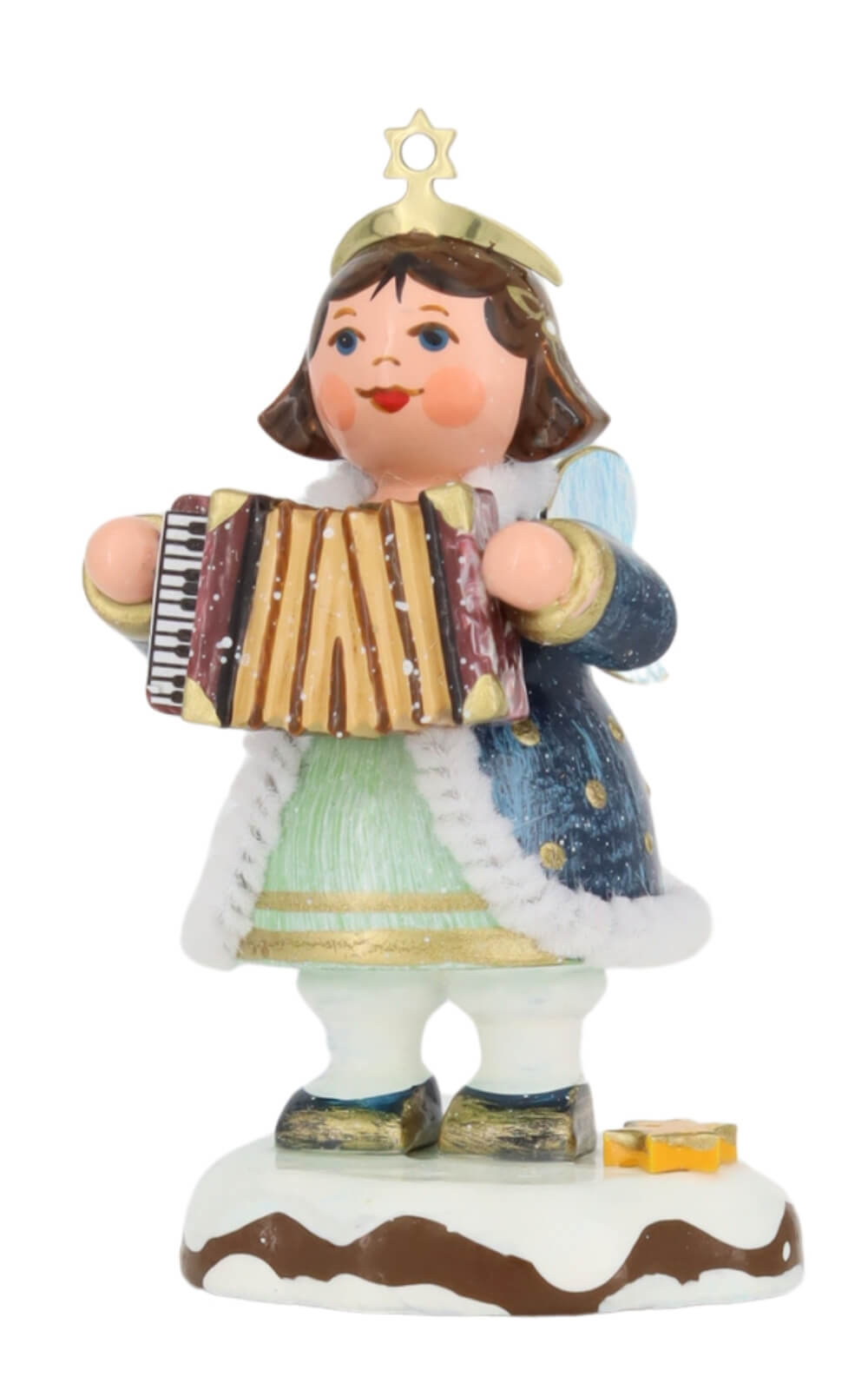 Winter Child Heavenly Child Accordion, 6 cm (2,36 inches) by Hubrig Volkskunst - Made in Germany_1