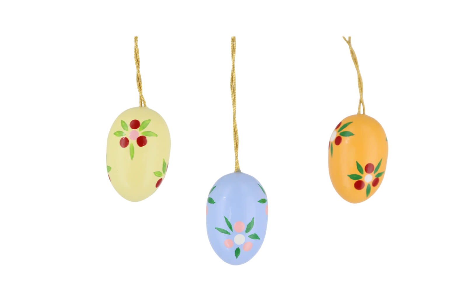 Easter eggs with flower pattern, 6 pieces, 2 cm by Figurenland Uhlig GmbH_1