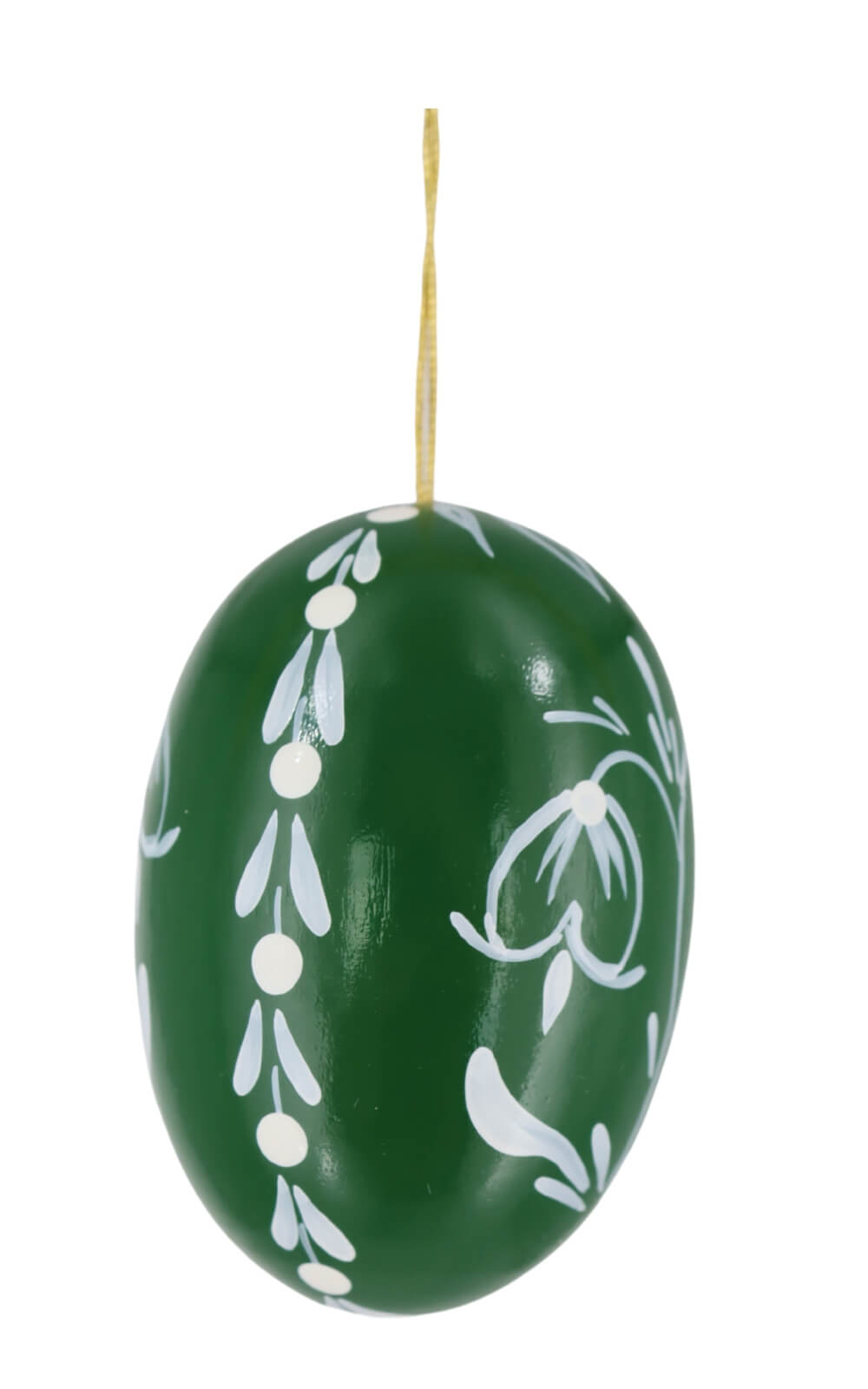 Easter egg dark green with emperor hearts by Figurenland Uhlig GmbH