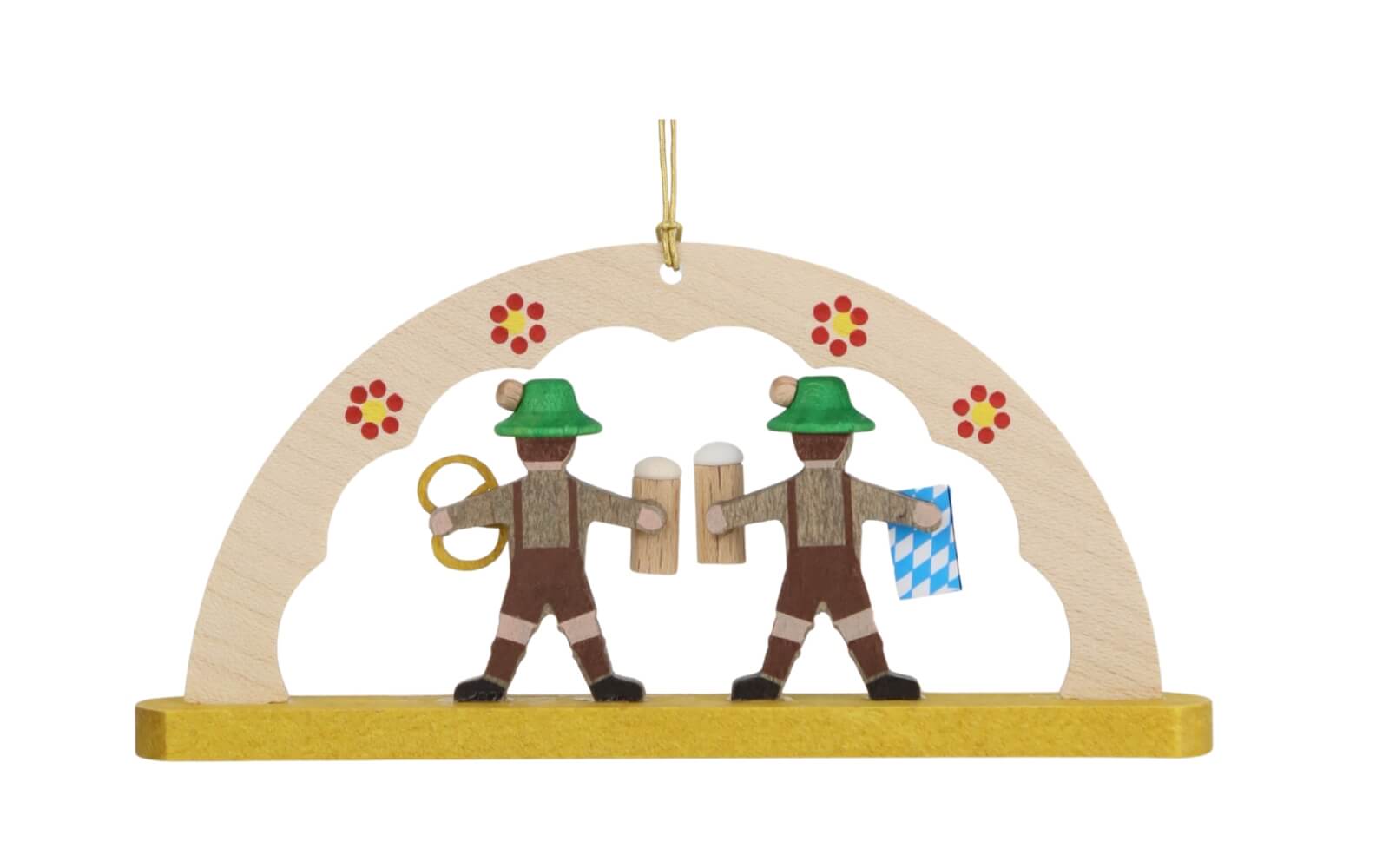 Christmas tree decoration - Oktoberfest candle arch, colored by Richard Glässer_2