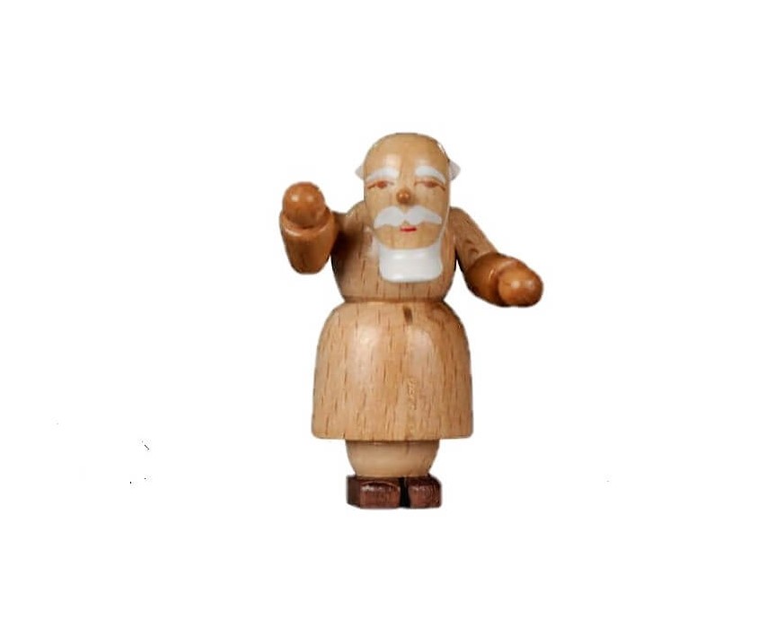 Miniature Petrus, natural, 6 cm by Albin Preißler