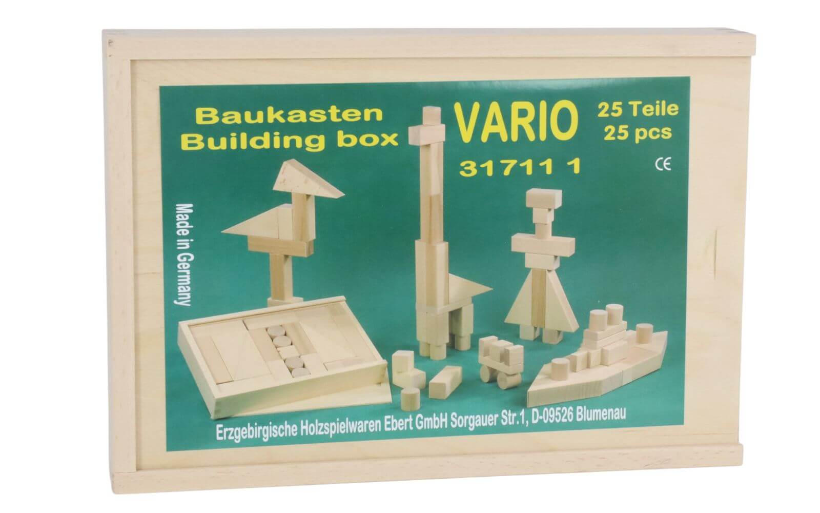 Building set Vario with 25 building blocks by Ebert GmbH_1