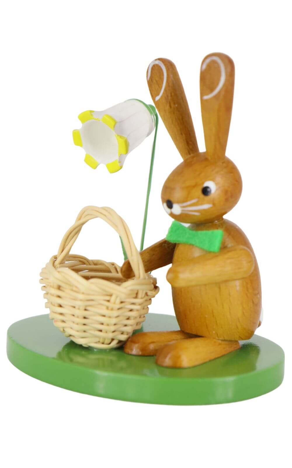 Easter bunny with basket, 7 cm, colored by Ralf Zenker_3