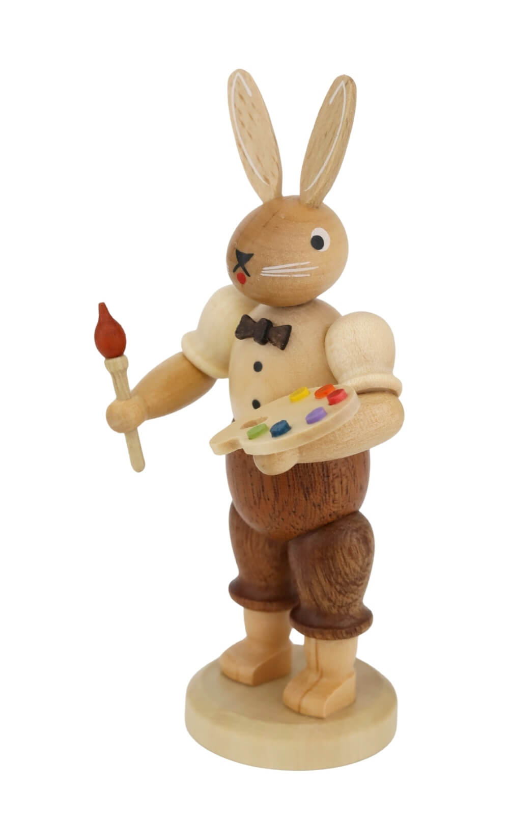 Easter Bunny - Painter with Brush and Palette, 11 cm / 4,3 inch by Müller Kleinkunst_2