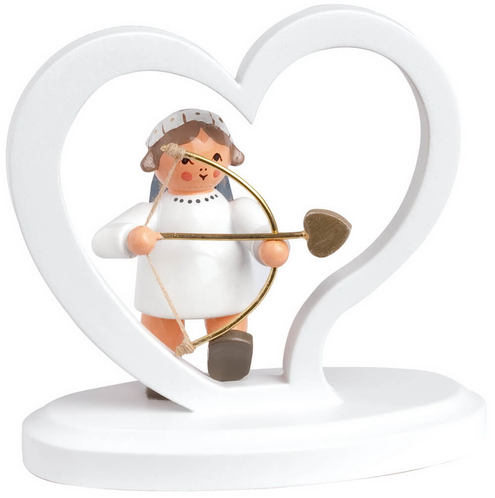 Weihnachtsengel Herz Amor, 7 cm von KWO