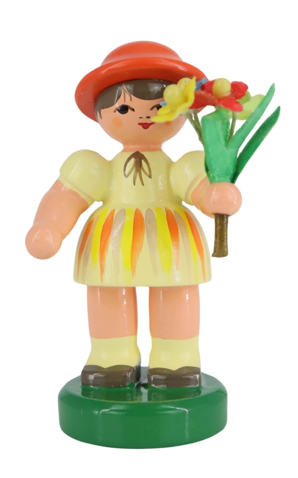 Miniature flower girl, light yellow/orange by Figurenland Uhlig GmbH_1