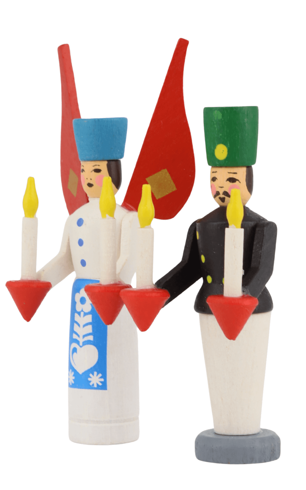 Angel and miner, mini, 7 cm / 2,8 inch by toy maker Günther_3