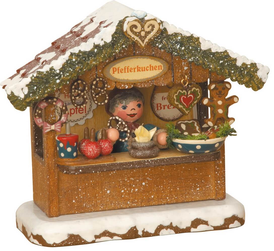 Winter children's gingerbread house by Hubrig Volkskunst