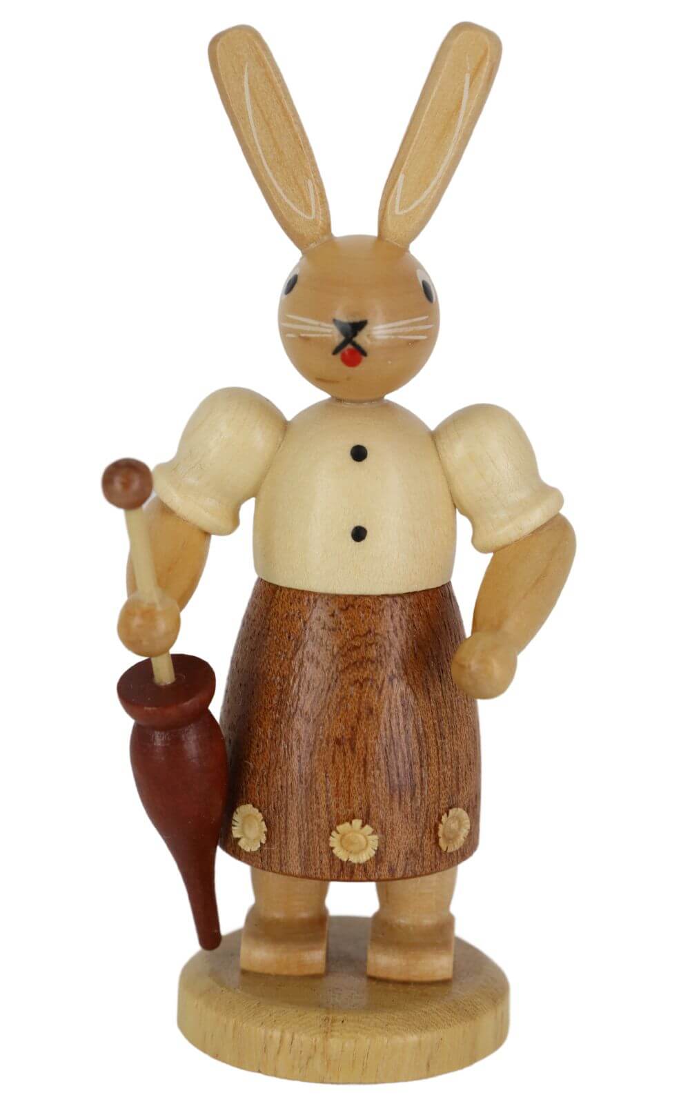 Easter bunny woman with umbrella, natural, 11 cm by Müller Kleinkunst