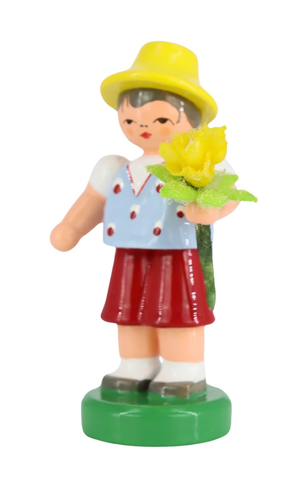 Miniature flower child - boy, blue/yellow by Figurenland Uhlig GmbH_2