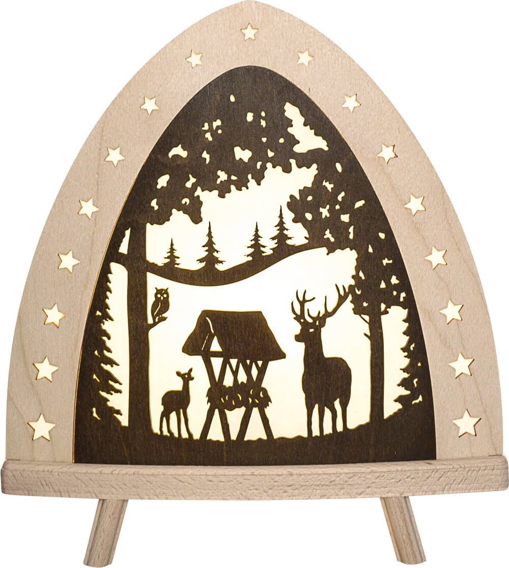 LED stand light deer, 30 cm by Weigla