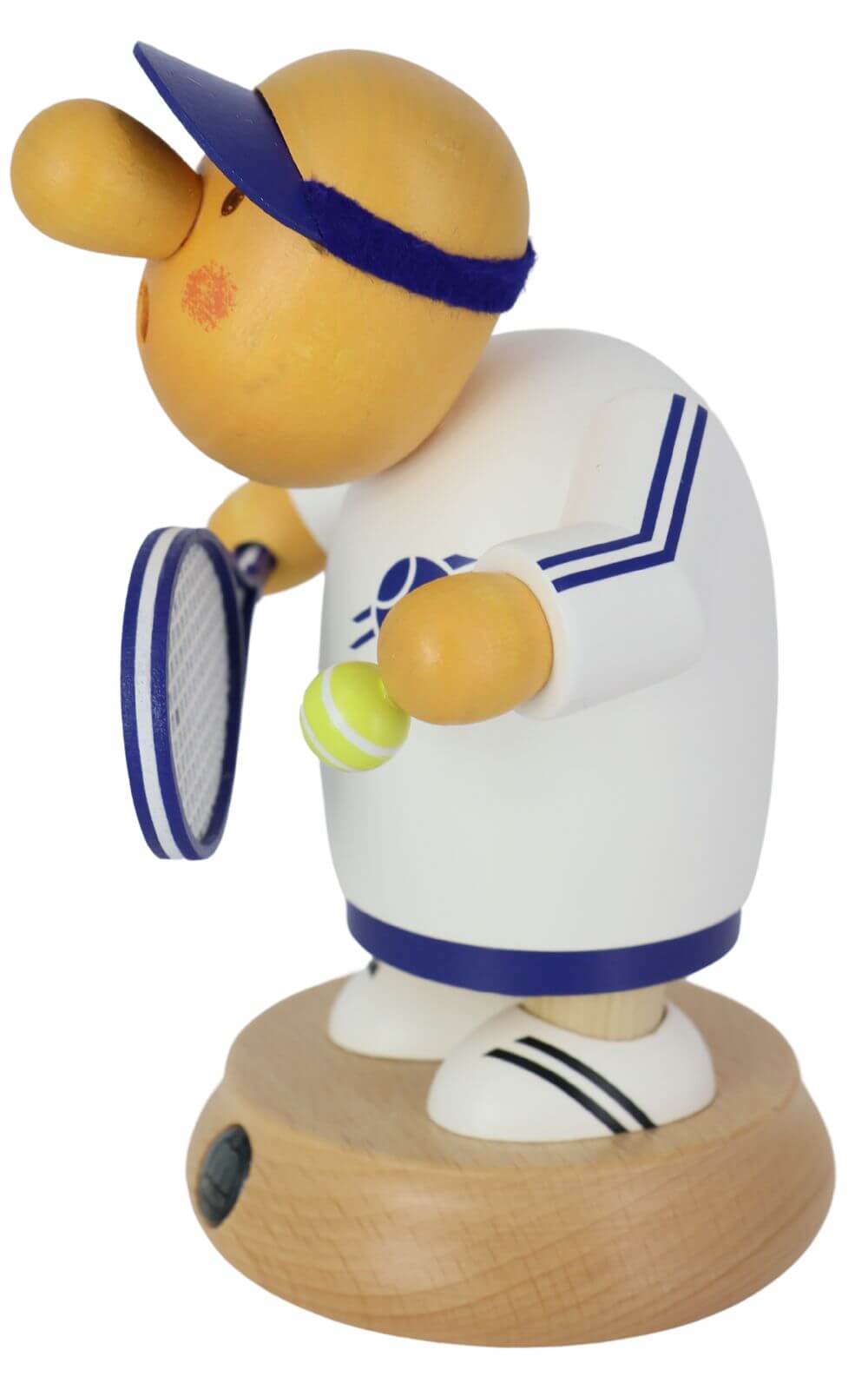 Smoking man Müllerchen® tennis player, 16 cm by Müller Kleinkunst_2