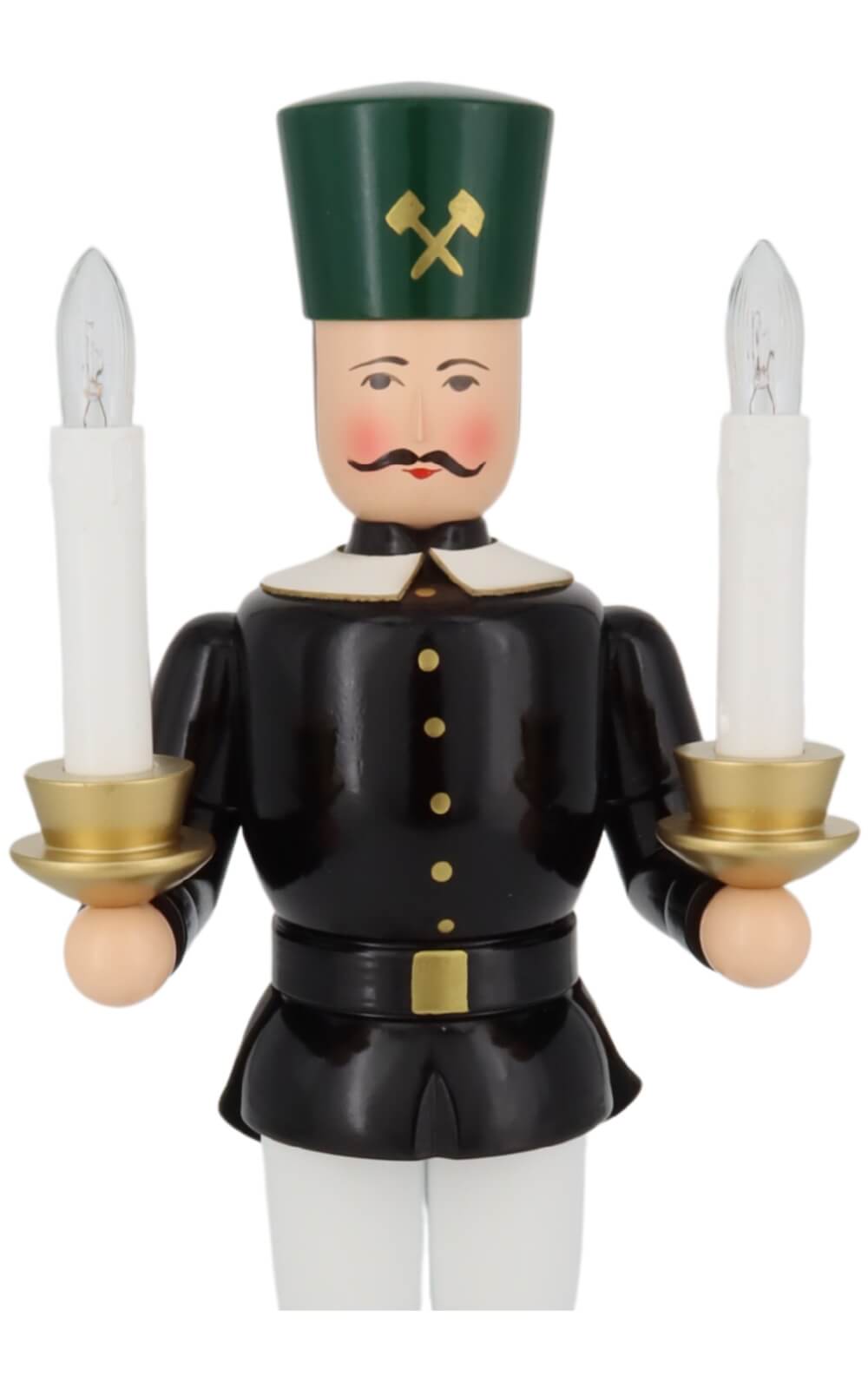 Miner, electrically illuminated, 34 cm by Holzkunst Gahlenz_4