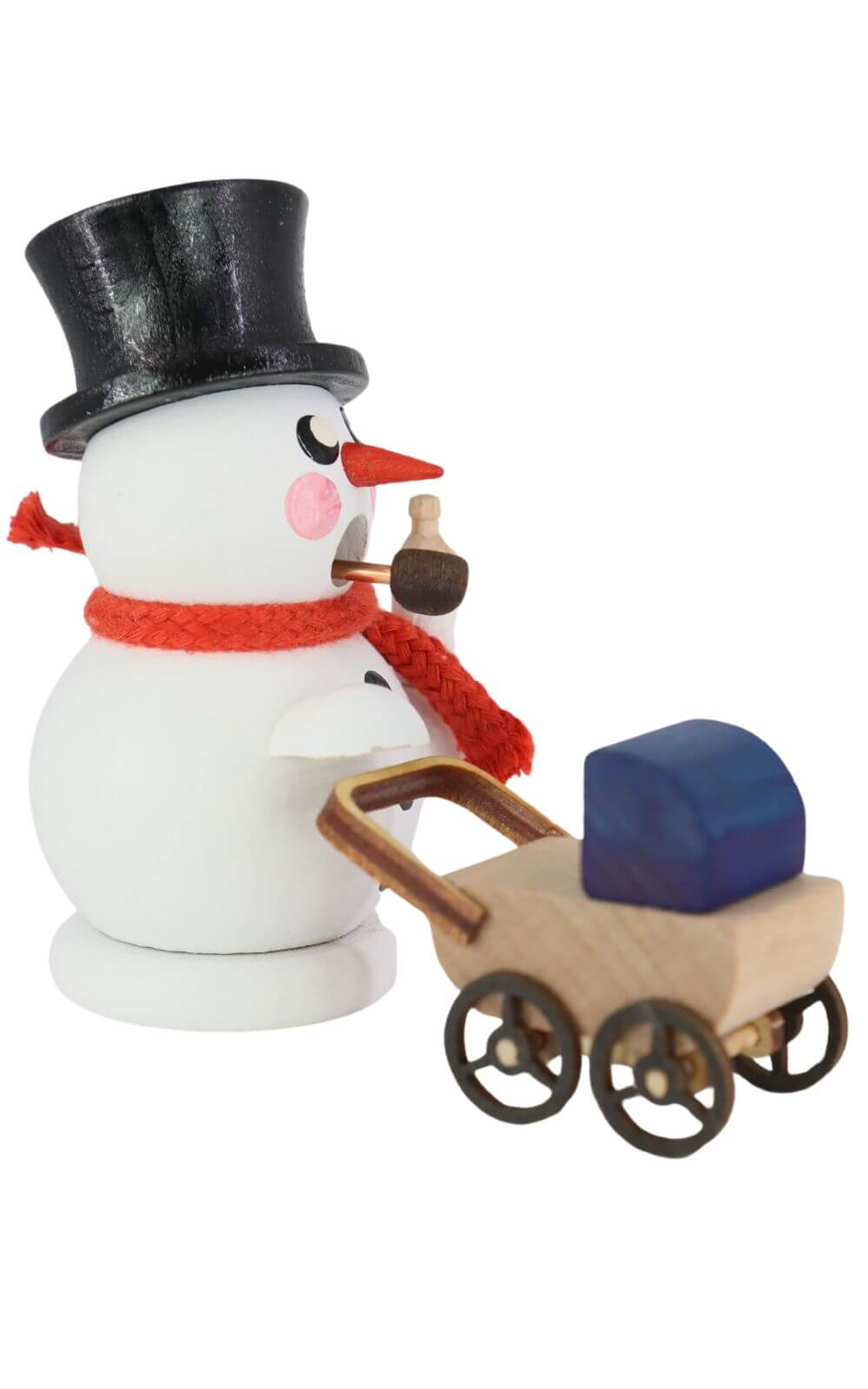 Smoking man snowman proud dad, colored by Gerd Hofmann_2