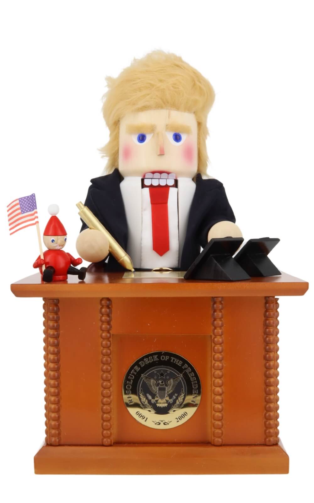 Nutcracker The Resolute Desk of the President Trump – President at the Oval Office by Steinbach
