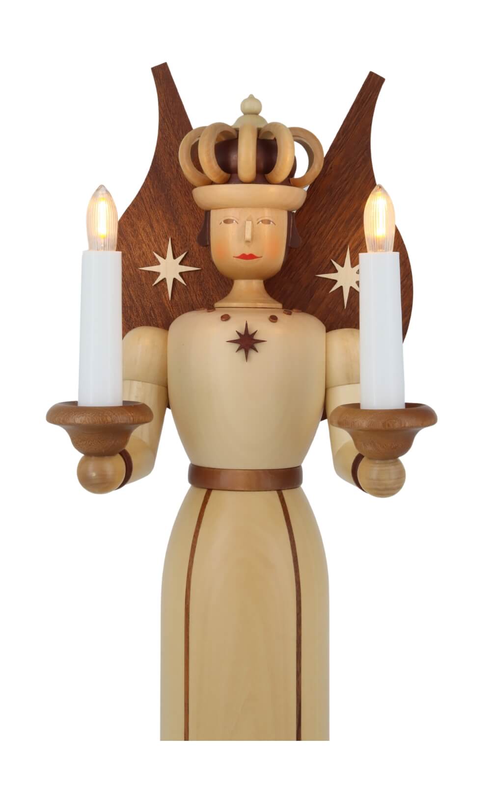 Angel and miner, natural, electrically illuminated, 40 cm by Müller Kleinkunst_6