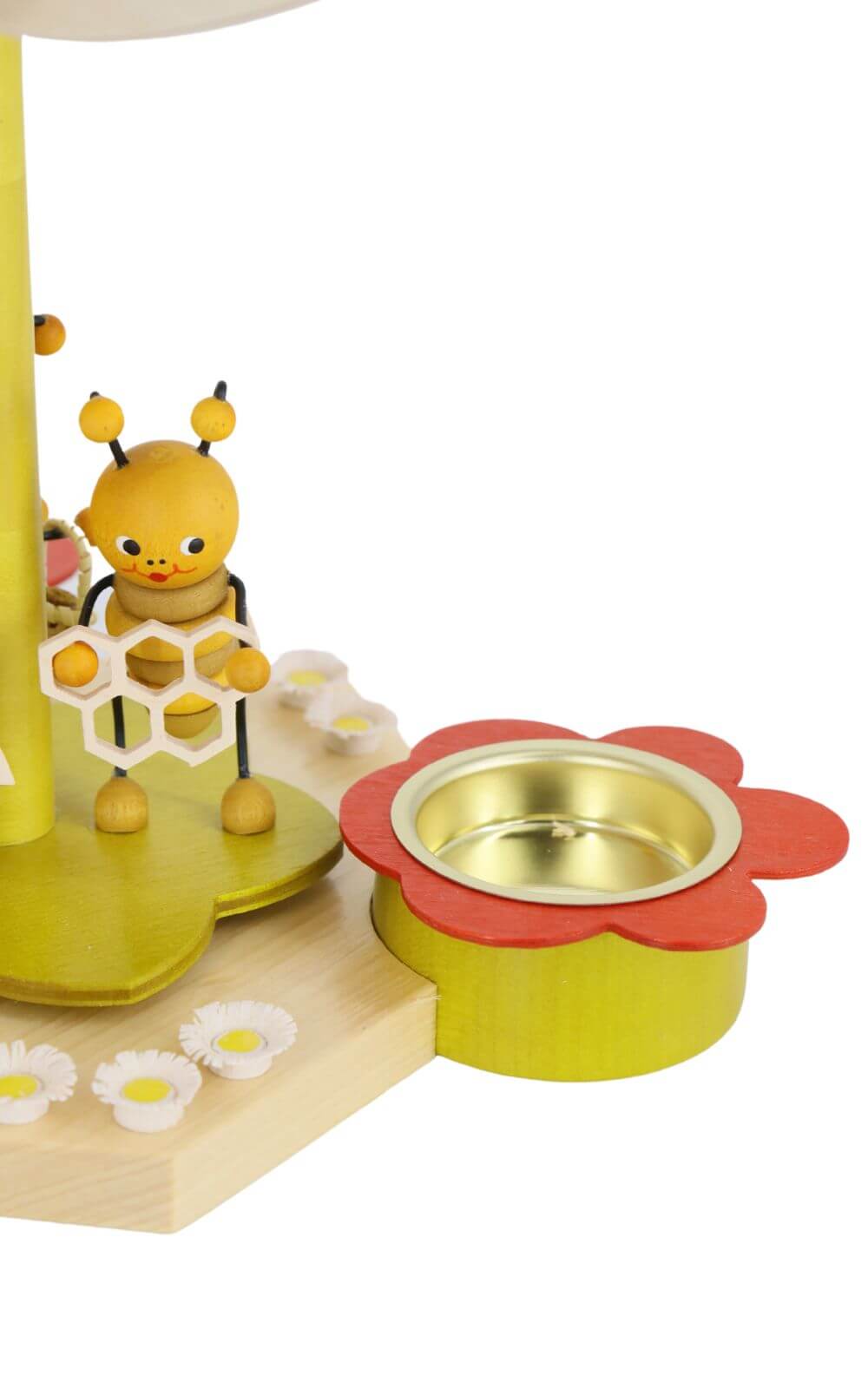 Tea light pyramid with bees, 19 cm by Volker Zenker_2