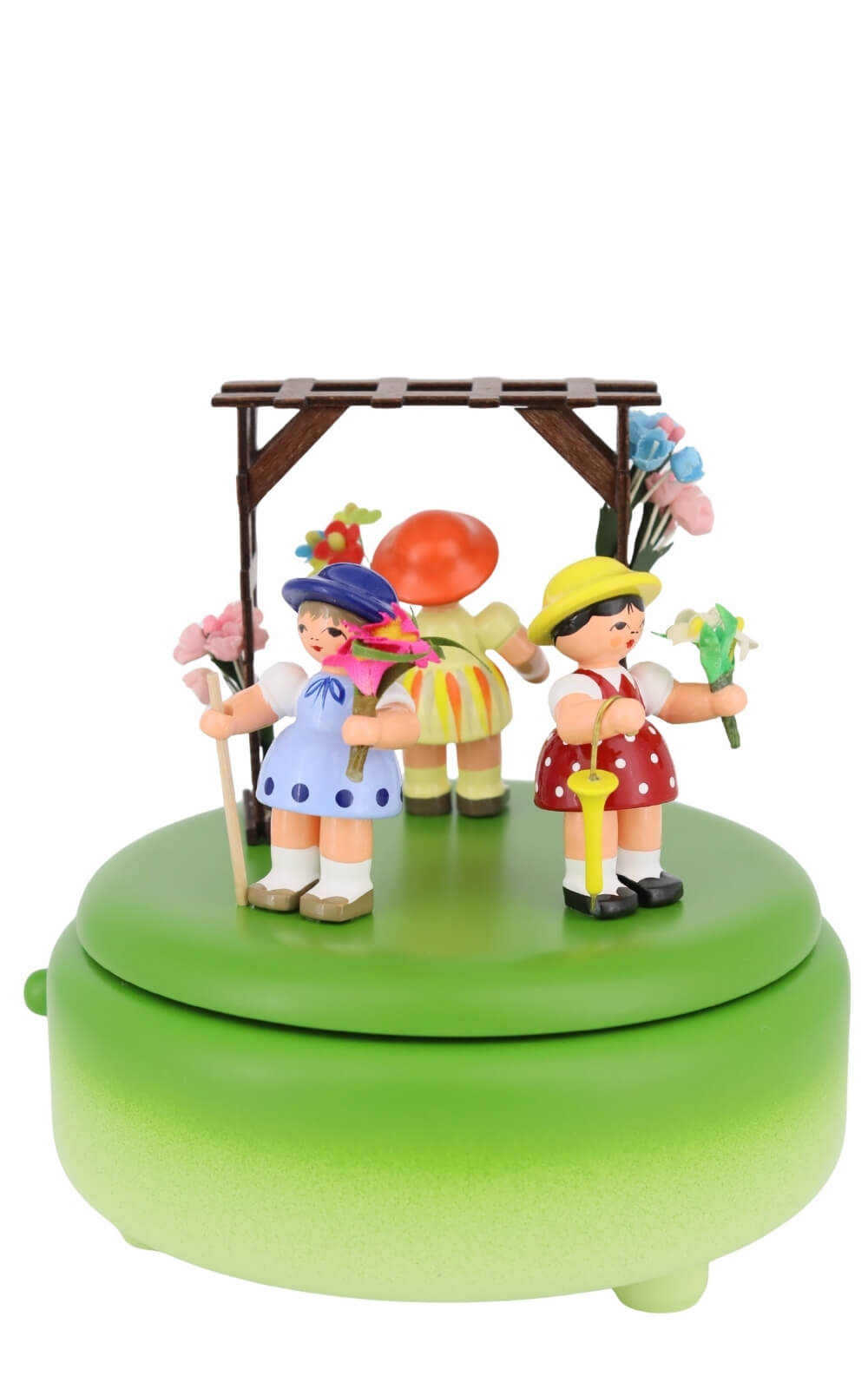 Music box with flower girl, 14 cm / 5,5 inch, by Figurenland Uhlig GmbH_2