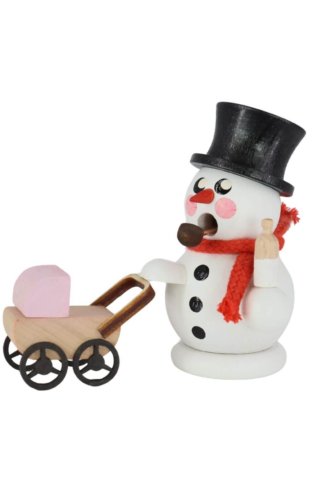 Smoking man snowman proud dad, colored by Gerd Hofmann_3