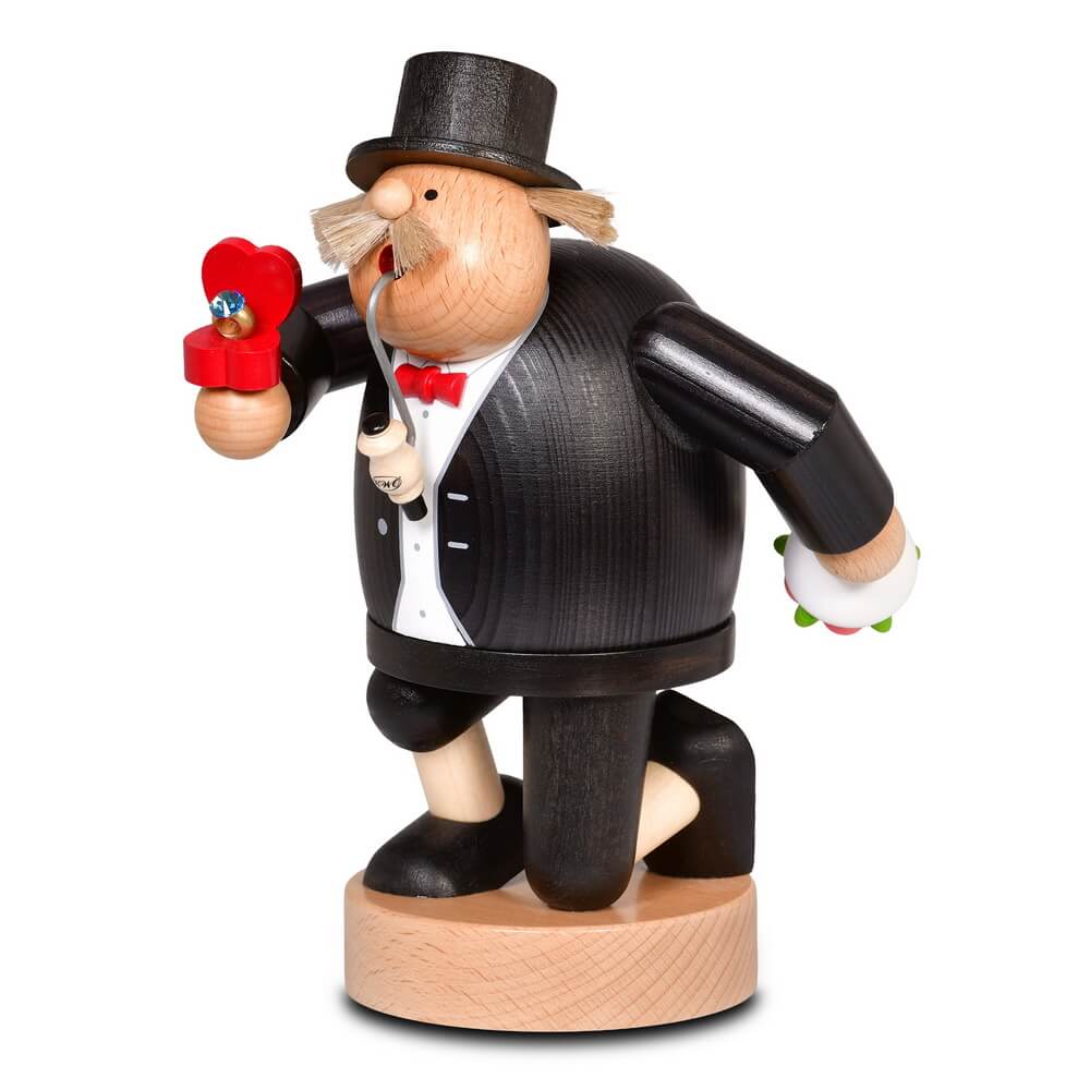 Incense Smoker Rose Cavalier, 20 cm (7.9 in) by KWO, Made in Germany_3