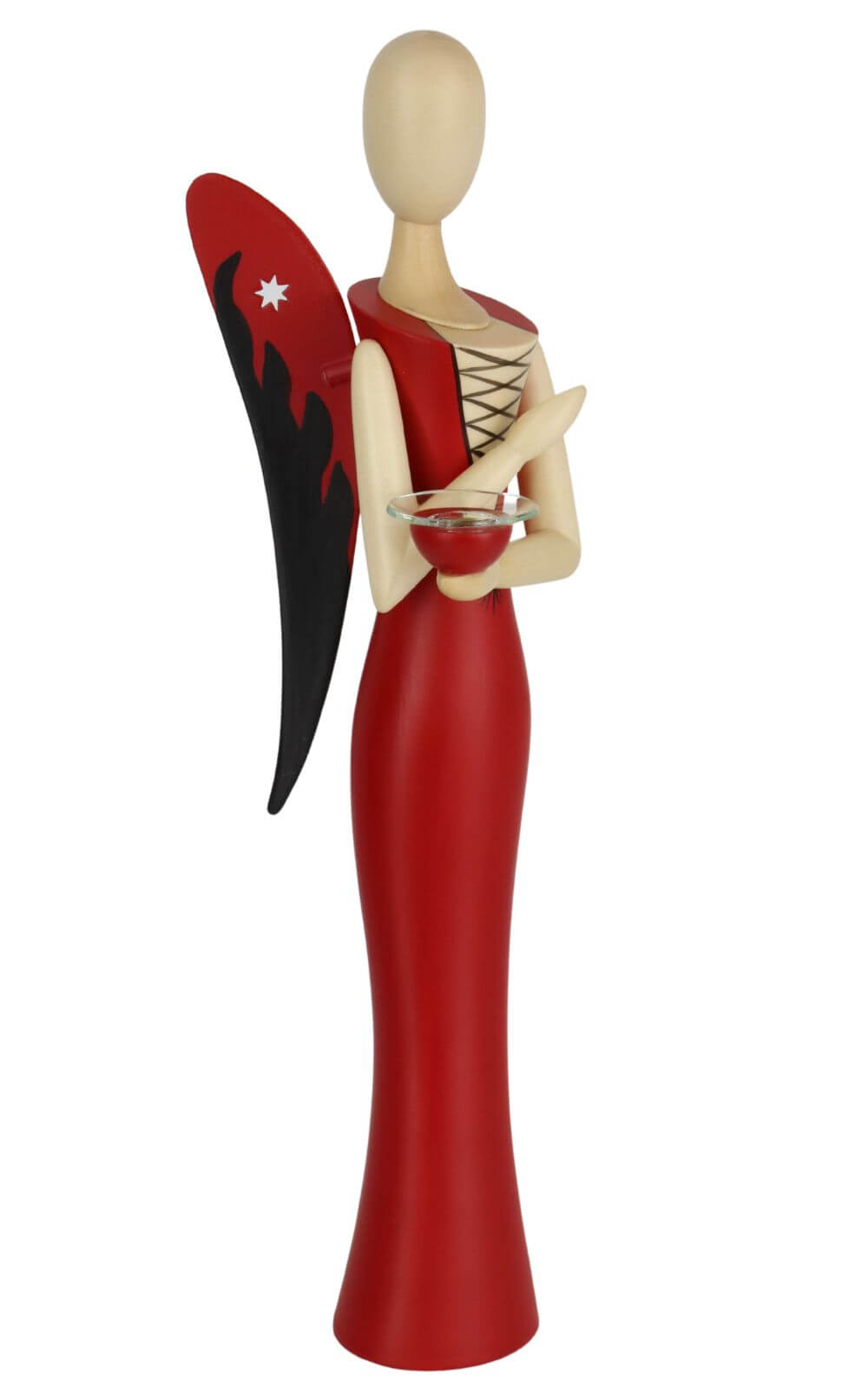 Angel - Sternkopf Sexy Lady, standing, 25 cm by Holzkunst Gahlenz_2