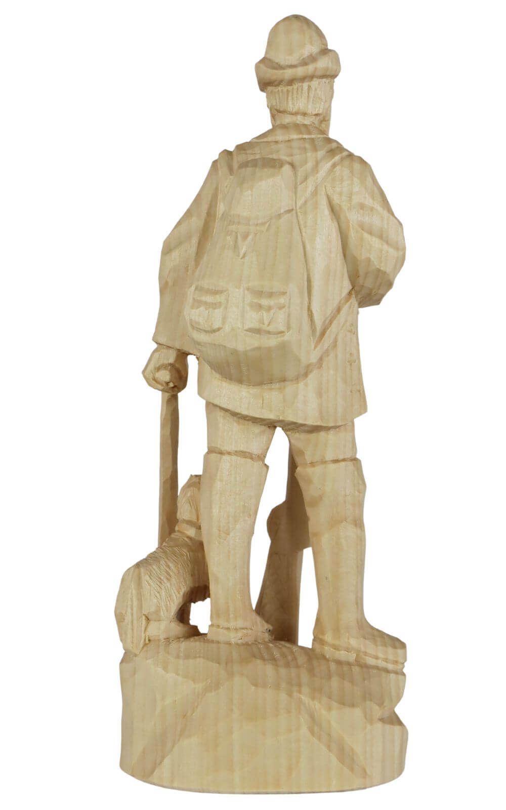 Stülpner Karl with dog, 12 cm, natural by Schnitzkunst aus dem Erzgebirge_2