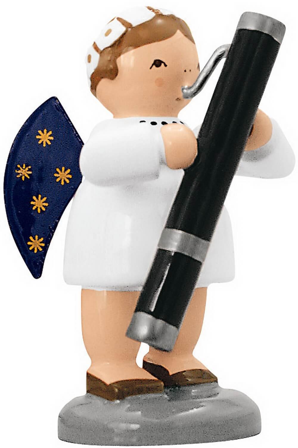 Christmas angel with bassoon, 5 cm from KWO