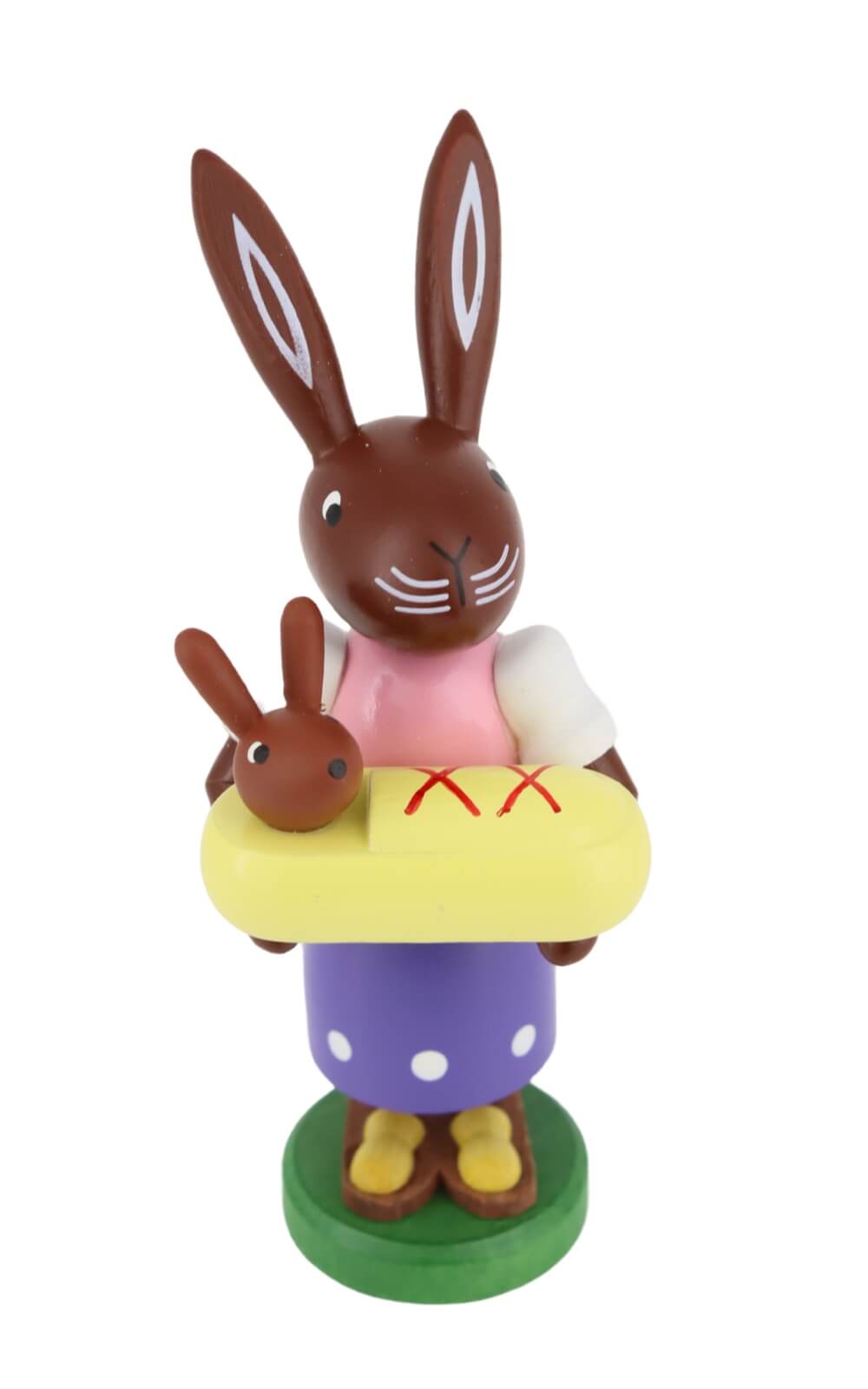 Easter bunny with baby, 9 cm by Thomas Preißler_3