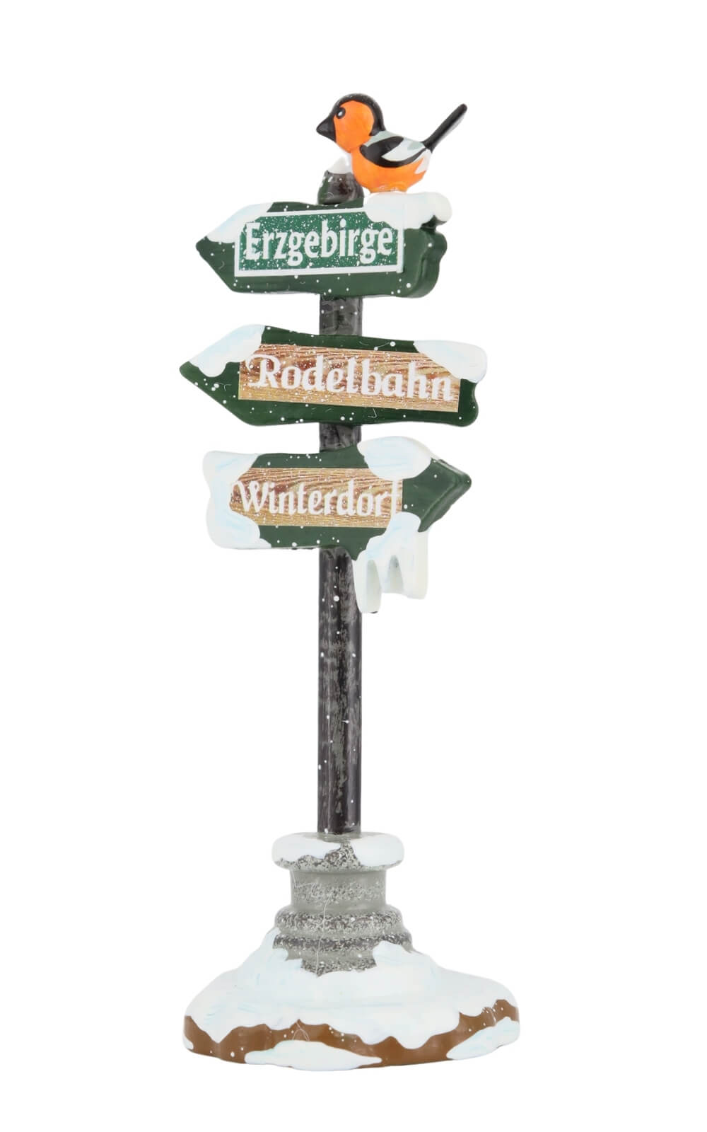 Miniature Winter Child Signpost, 11 cm (4.3 inch) by Hubrig Volkskunst_3