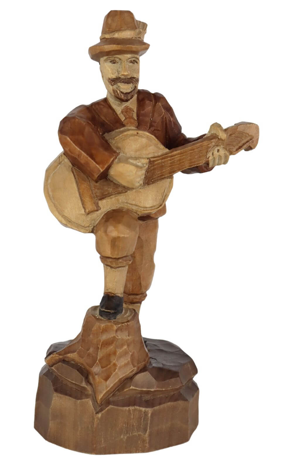 Anton Güther, stained, 12 cm by Schnitzkunst aus dem Erzgebirge_1