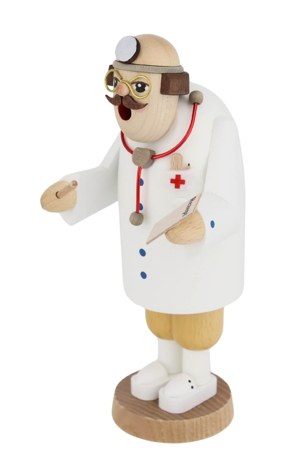 Smoking man doctor, 18 cm by Richard Glässer GmbH