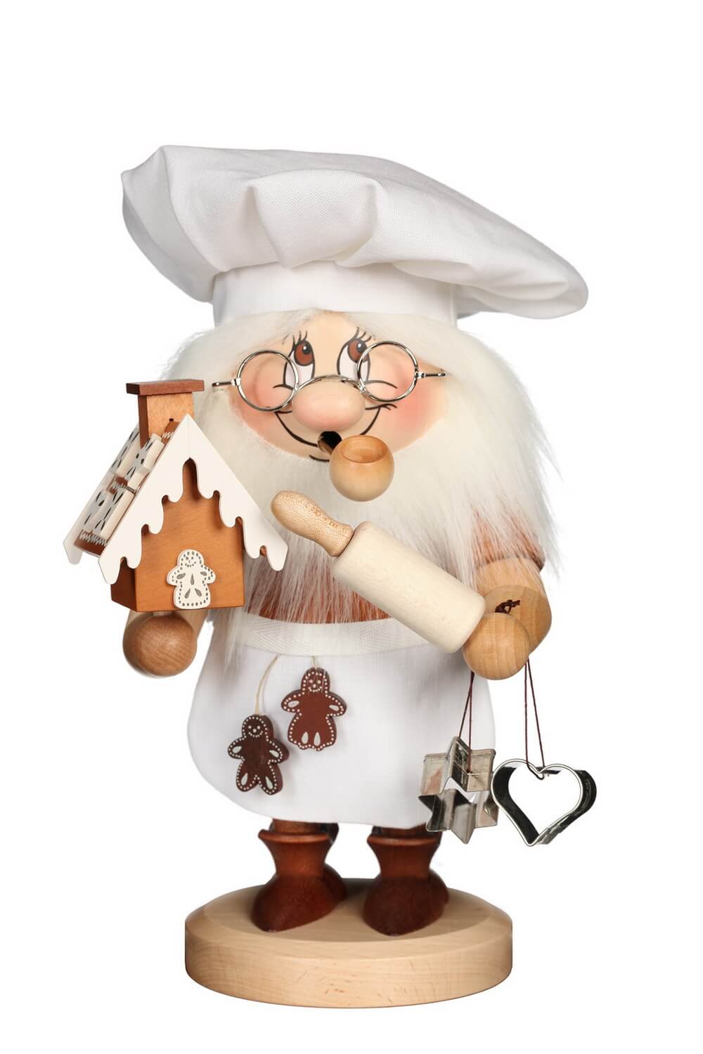 Insence Smoker gnome confectioner, 28 cm by Christian Ulbricht