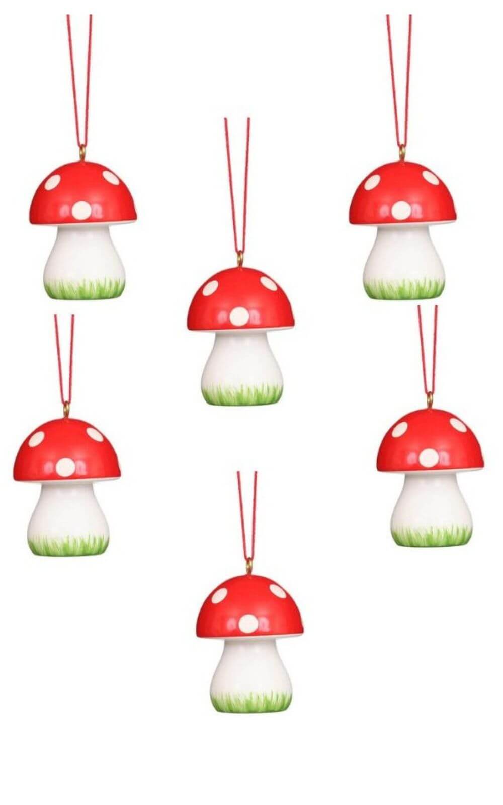 Hanging mushroom, 4 cm, 6 pieces by Christian Ulbricht