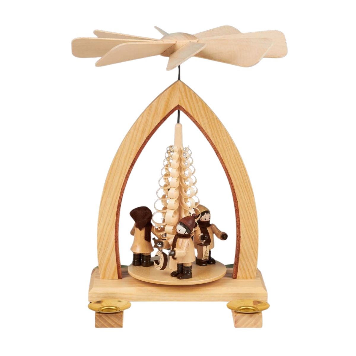 Christmas pyramid Lampionkinder, 26 cm by Heinz Lorenz
