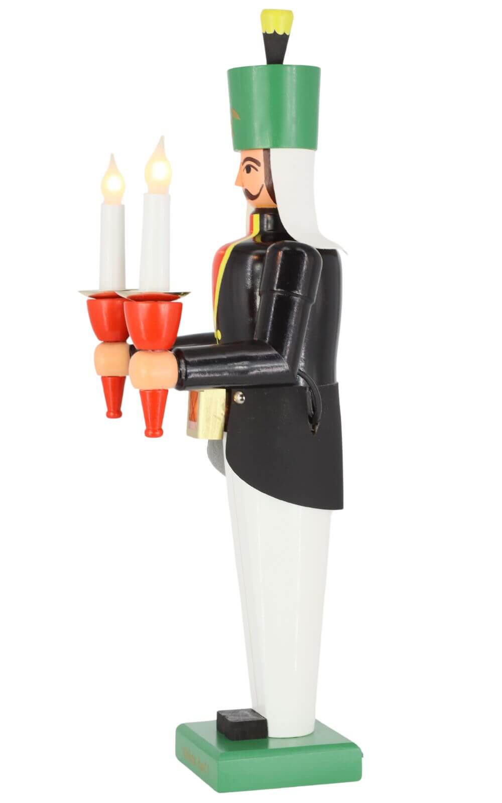 Miner with belly lamp, colored, 50 cm, electrically illuminated by SEIFFEN.COM_5