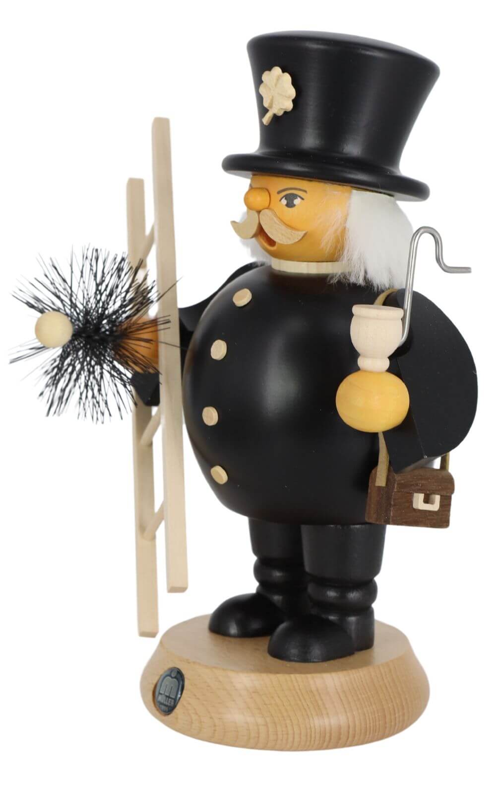 Smoking man chimney sweep, 19 cm by Müller Kleinkunst_3