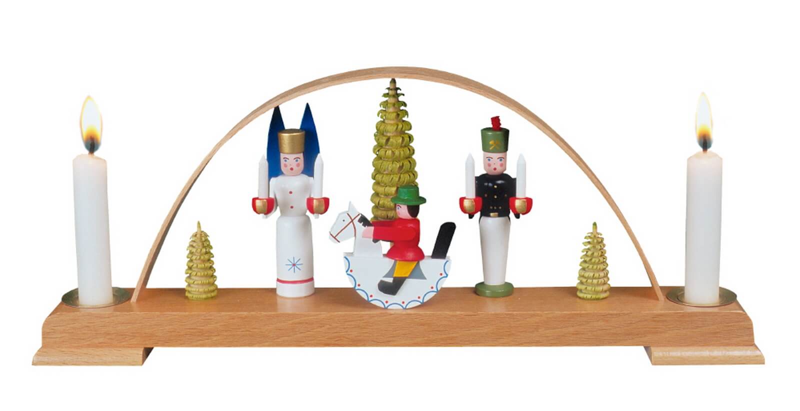 Original Seiffen candle arch, small by Eckert