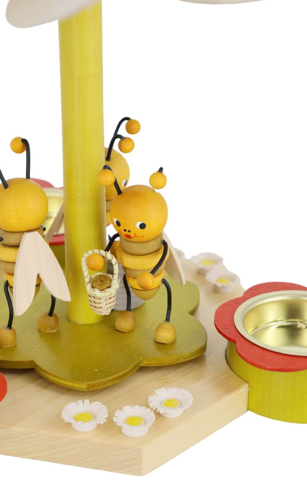 Tea light pyramid with bees, 19 cm by Volker Zenker_3