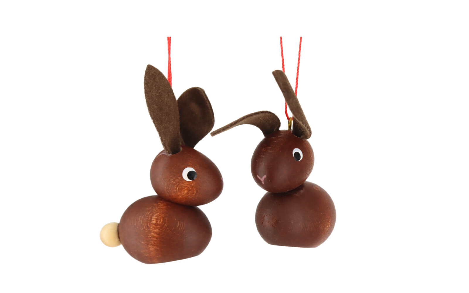 Hanging leather ear bunnies, 6 pieces by Christian Ulbricht_1