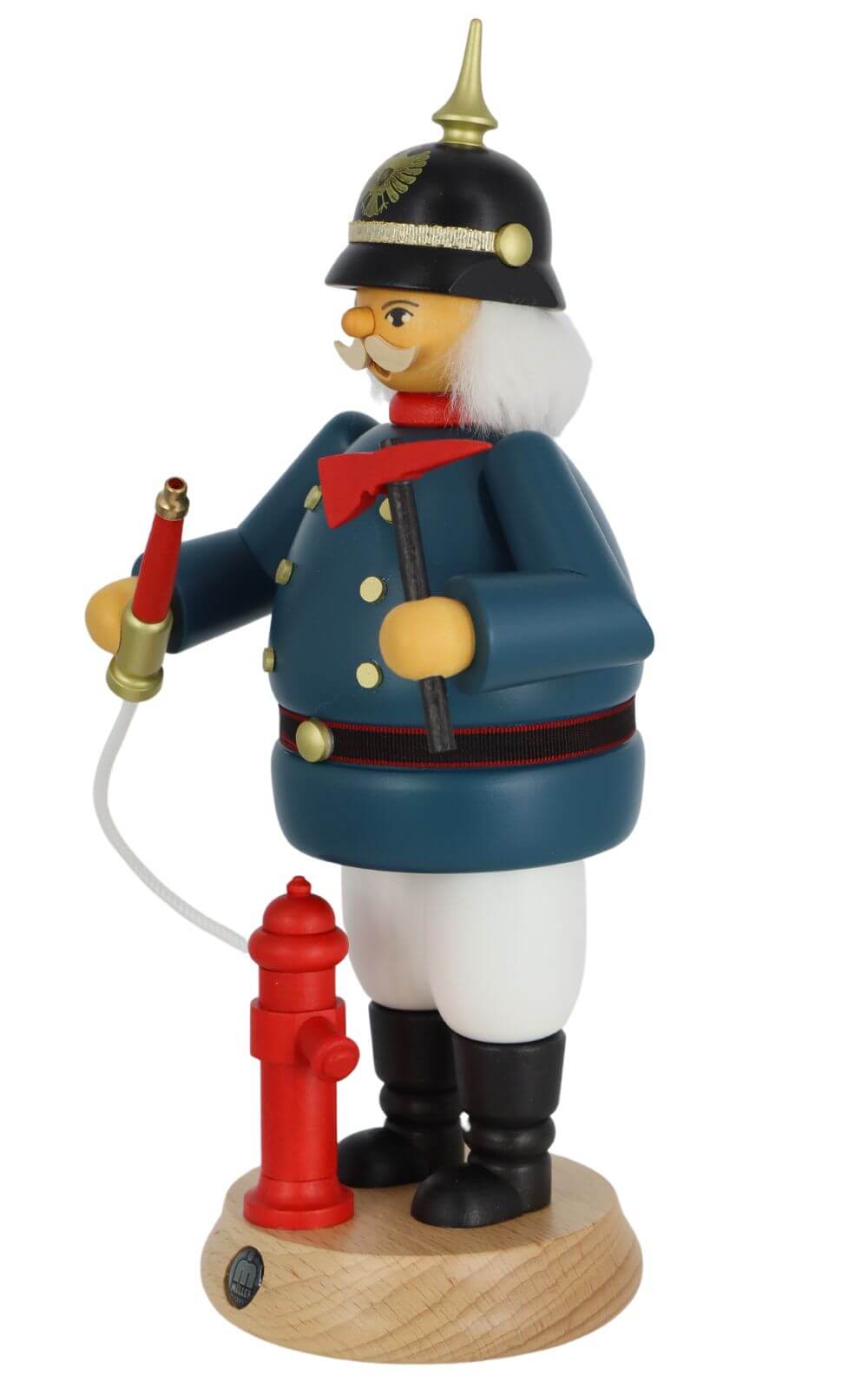 Smoking man Historical fireman by Müller Kleinkunst_3