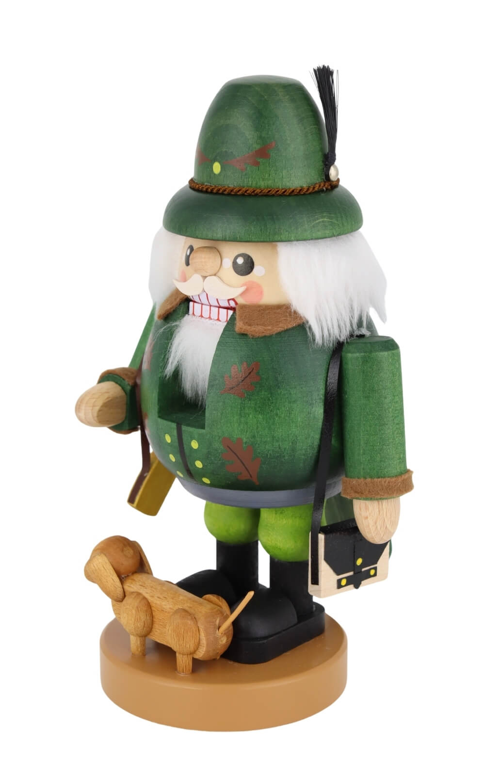 Nutcracker forester with dachshund, 19 cm / 7,5 inch by Richard Glässer_1