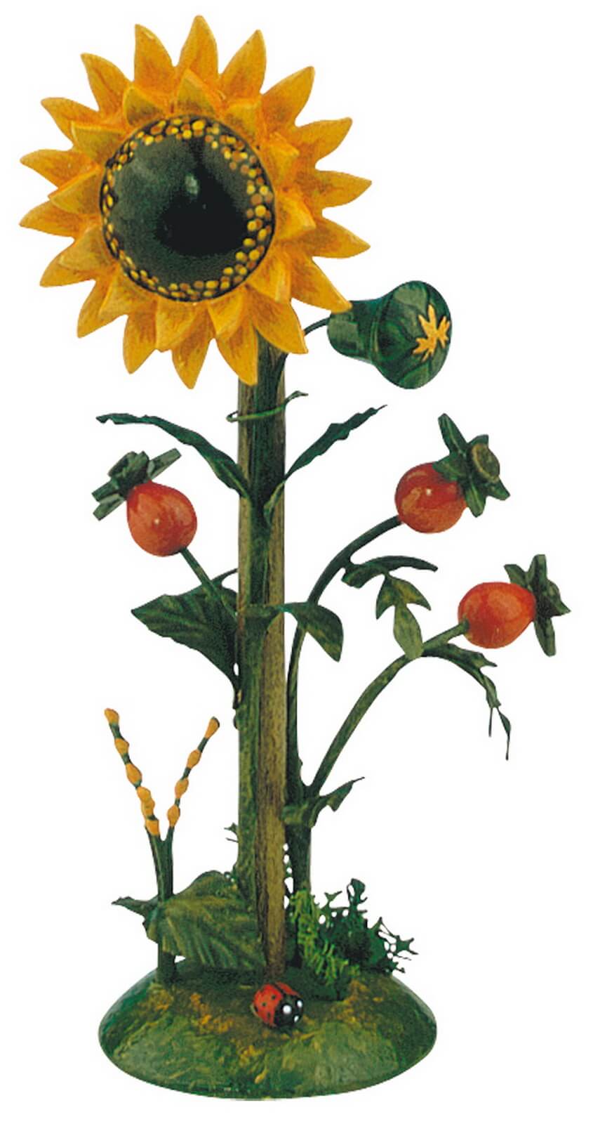 Flower Island Sunflower, 14 cm by Hubrig Volkskunst