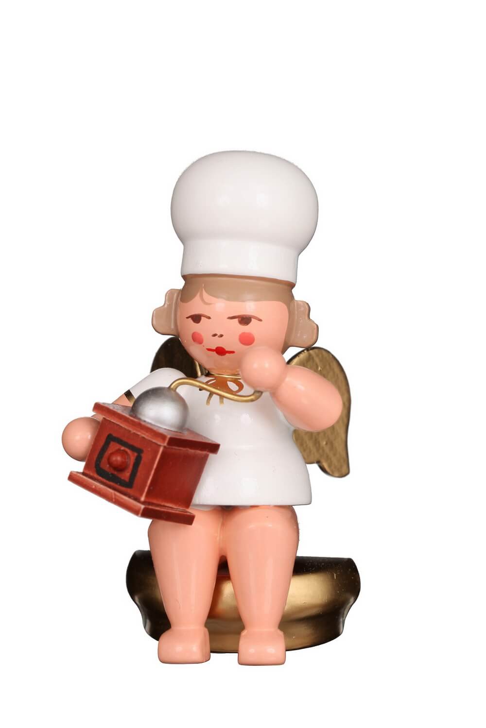 Christmas angel - Baker's angel with coffee grinder by Christian Ulbricht