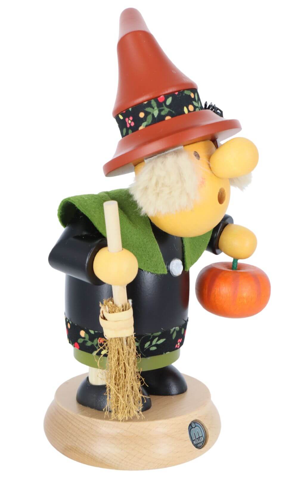 Smoking man Müllerchen® Halloween witch, 16 cm by Müller Kleinkunst_3