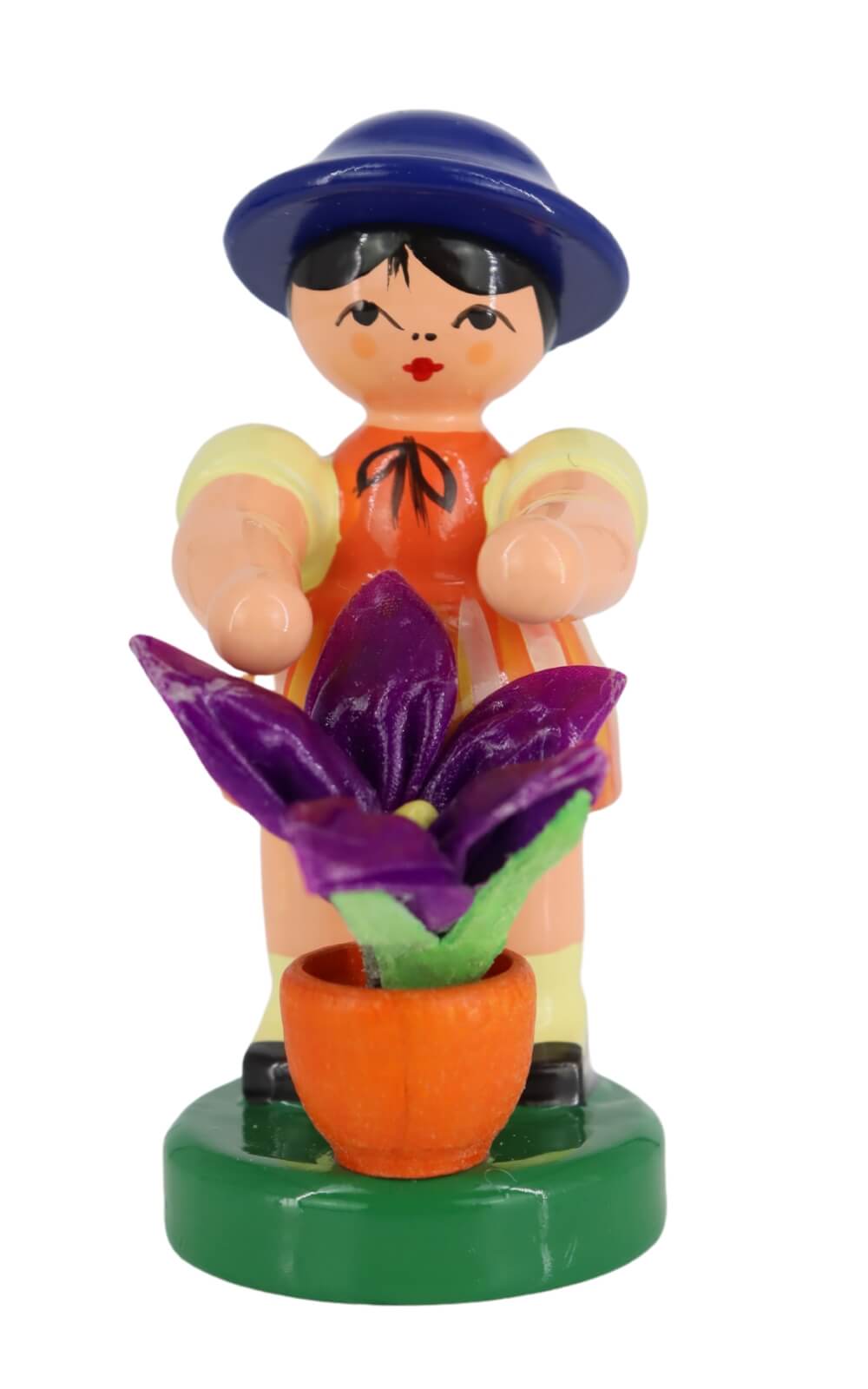 Miniature flower girl, orange/blue by Figurenland Uhlig GmbH_1