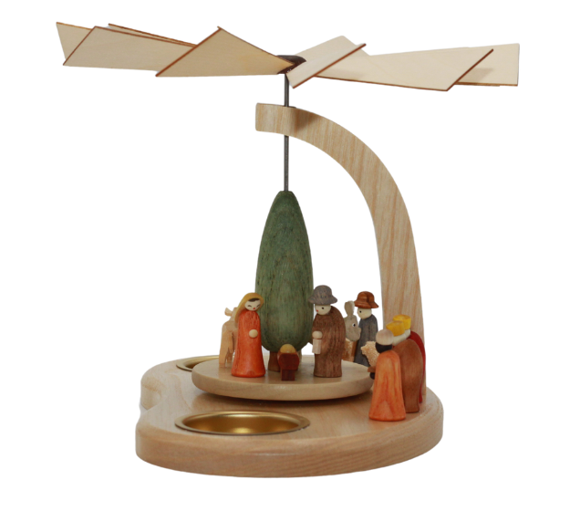 Tealight pyramid with Holy Family by Theo Lorenz_pic3