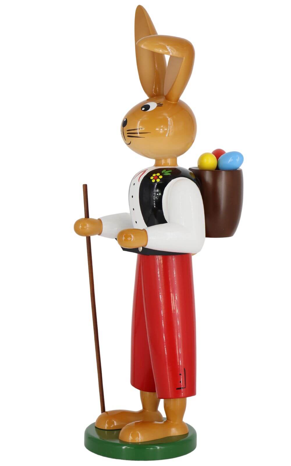 Easter bunny wanderer, 57 cm by Holzkunst Gahlenz_3