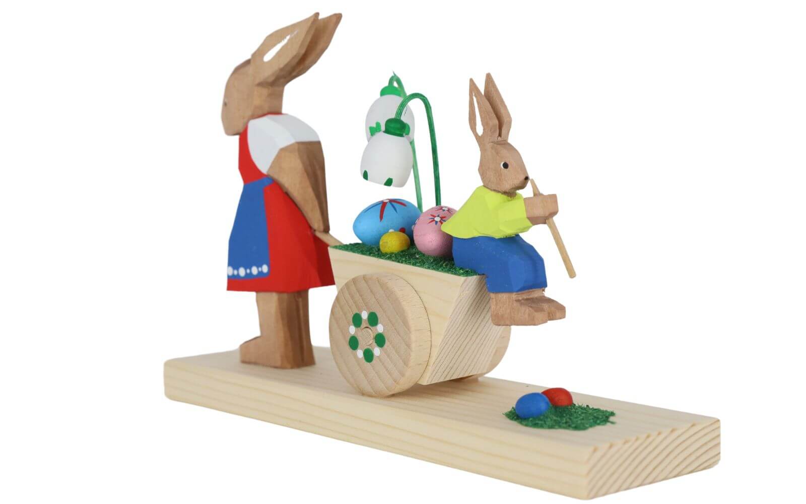 Easter bunny woman with cart and child by Bettina Franke_2