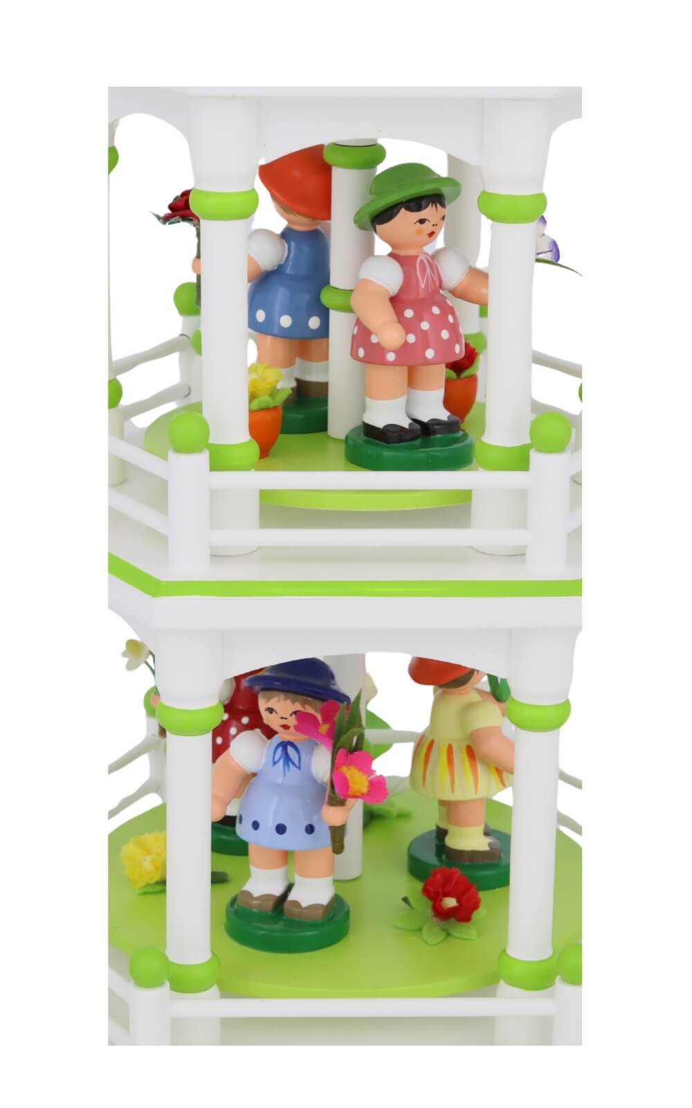Spring pyramid with 5 flower girls on 3 levels by Figurenland Uhlig GmbH_1